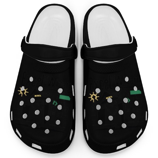 excel wizad funny accountant, bookkeeper and audit Clogs