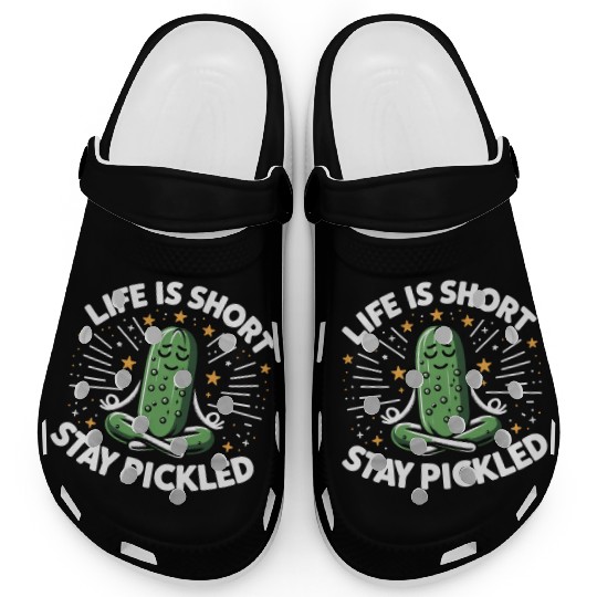 Pickle Lover Funny Pickle Dill pickle Pickled Clogs