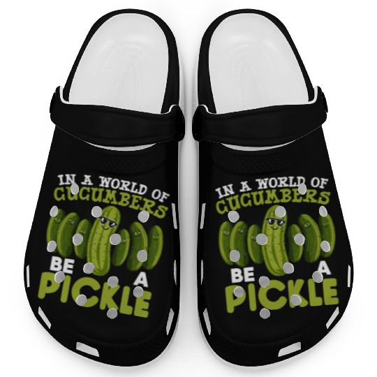 Pickle Lover Funny Pickle Dill pickle Pickled Clogs