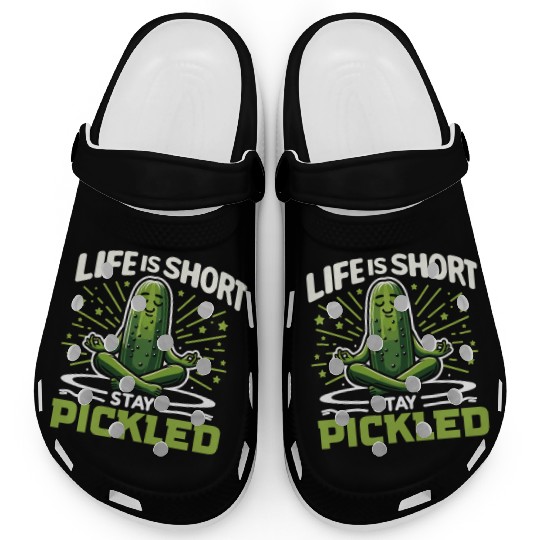 Pickle Lover Funny Pickle Dill pickle Pickled Clogs