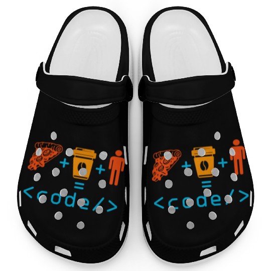 Programmer Coder Computer Nerd Geek Coding Funny Clogs