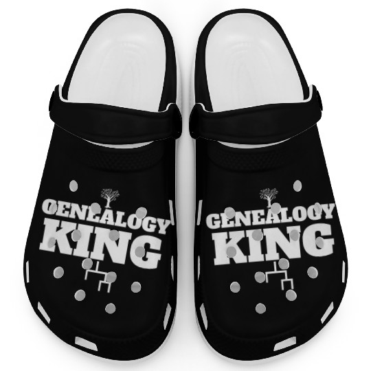 Genealogy King Family Genealogist Lineage Men's Clogs