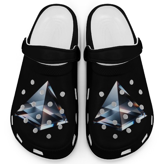 Reflective Glass Pyramid Clogs