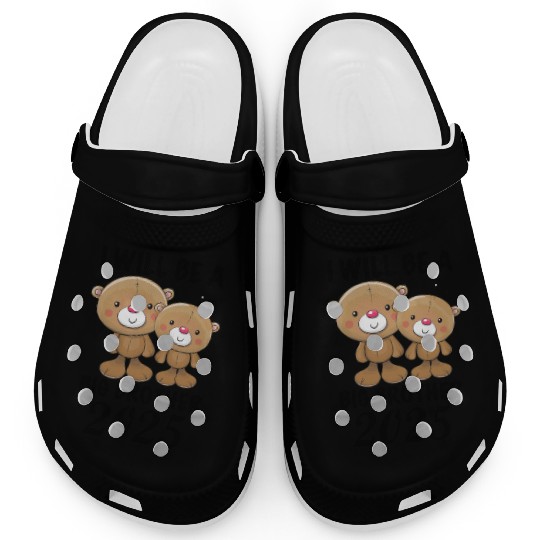I'm Going To Be A Big Brother 2025 Teddy Bear Clogs