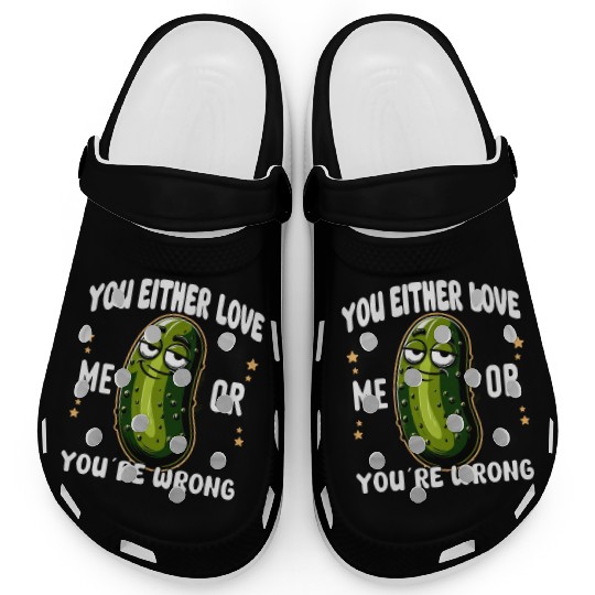 Pickle Lover Funny Pickle Dill pickle Pickled Clogs