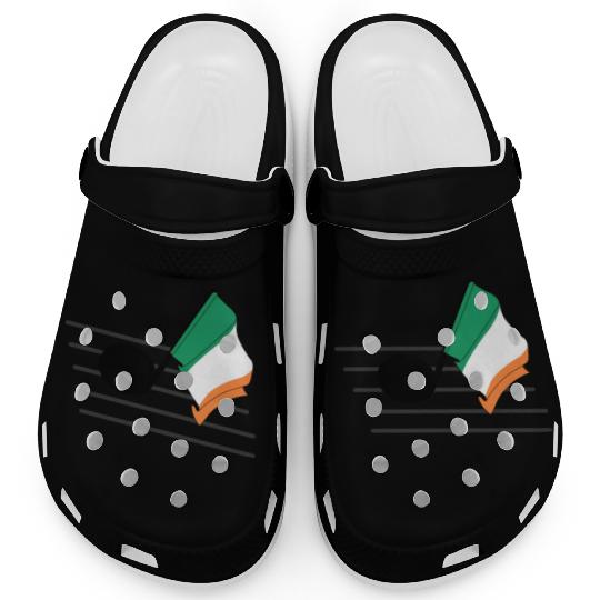 Flag music tone flag Ireland Clogs