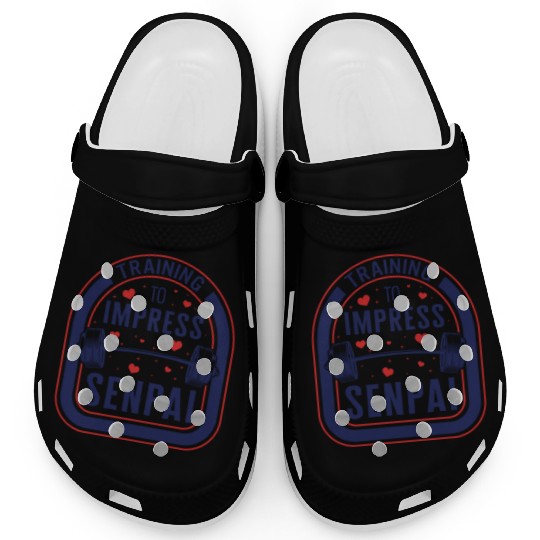Training To Impress Senpai Gym Anime Clogs