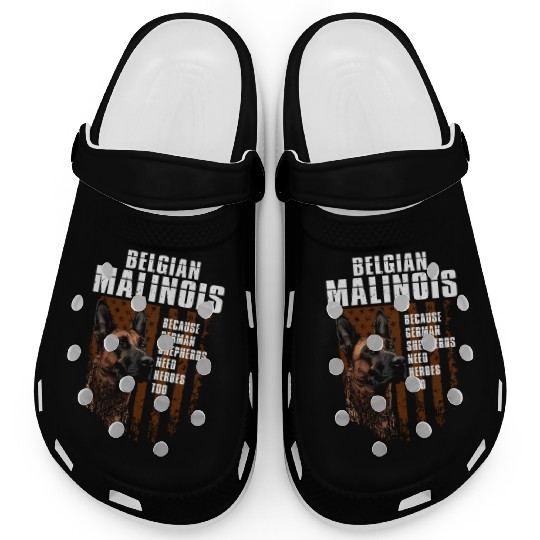 BELGIAN MALINOIS GERMAN SHEPHERDS NEED HEROS TOO Clogs