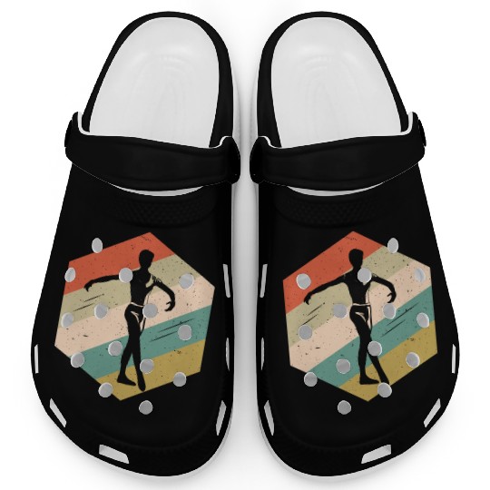 Retro Ballet Dancer Music Boys Men Clogs