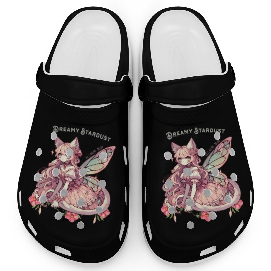 Enchanted Dreamy Stardust-A Cat Fairycore Fantasy Clogs