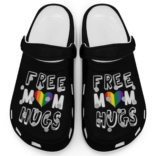 Free Mom Hugs Lesbian Clogs