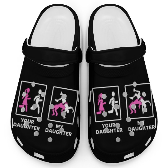 Your Daughter My Daughter Wrestling Mom Clogs