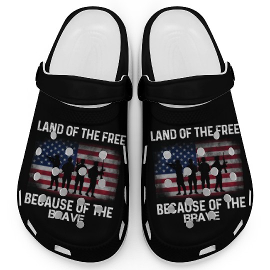 Land of the free because of the brave Clogs