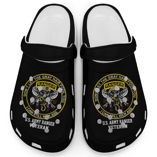 Retired US Army Ranger Veteran USA Military Vet Clogs