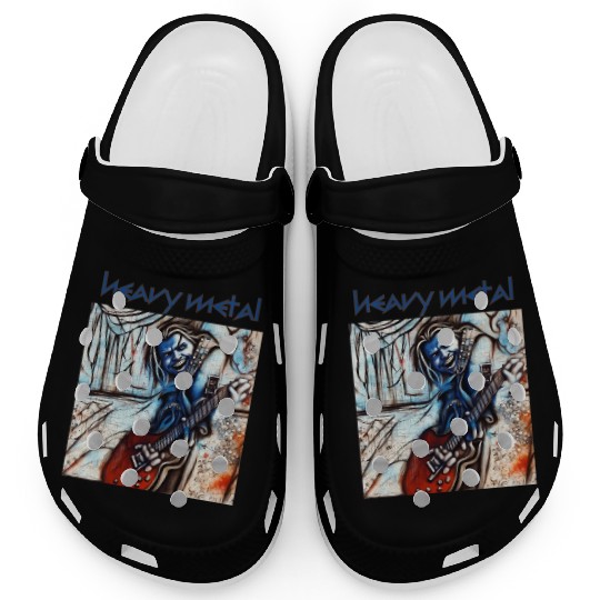 Heavy Metal Guitarist, Metal Music, Musicians Clogs