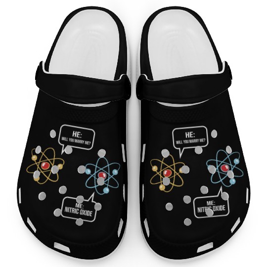 Chemist funny chemistry atoms molecules Clogs