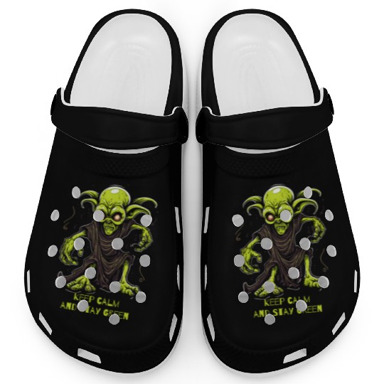 Keep Calm and Stay Green Goblin Clogs