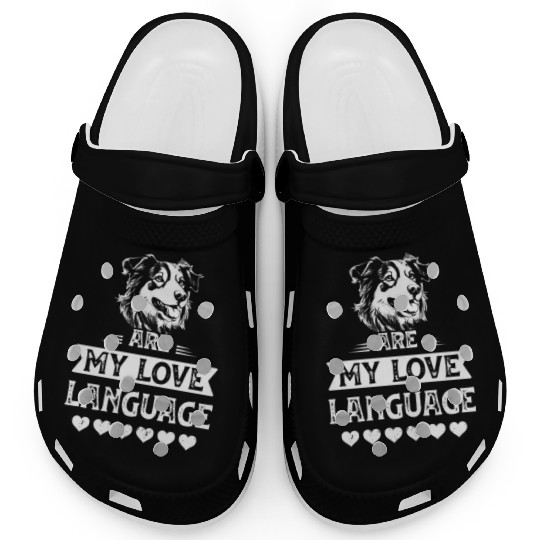 I Love Dog Lover Dog Owner Xmas Clogs