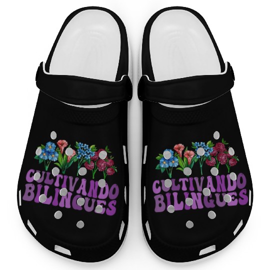 Cultivando Bilingües Spanish Teacher Clogs