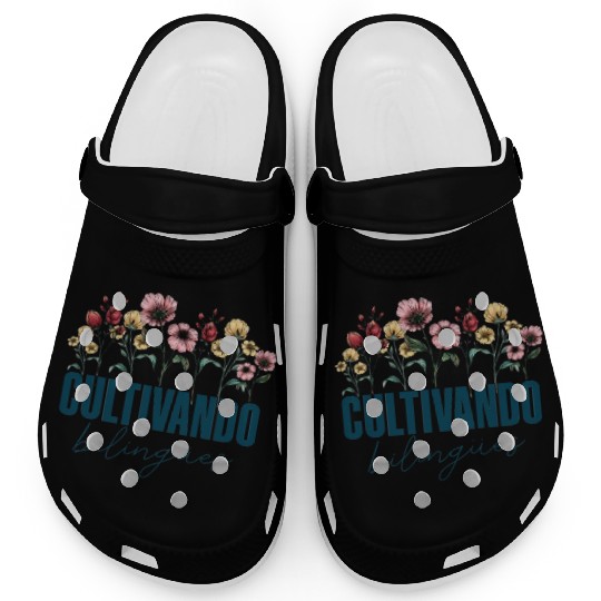 Cultivando Bilingües Spanish Teacher Clogs