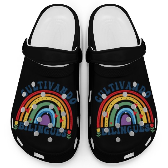 Cultivando Bilingües Spanish Teacher Clogs
