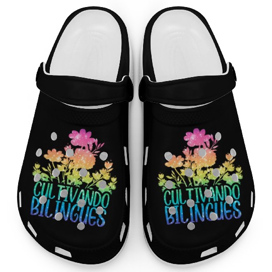 Cultivando Bilingües Spanish Teacher Clogs
