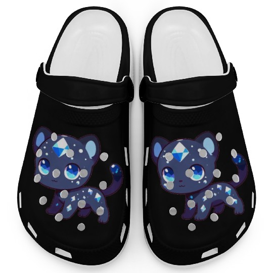 Sapphire Panther Clogs