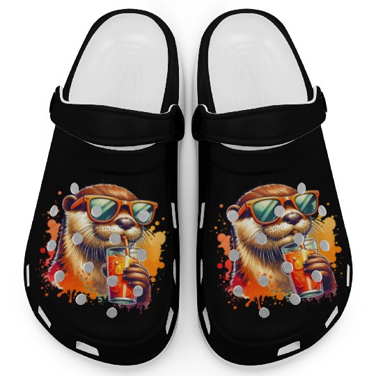 Cute Sea Otter Clogs Gift for Animal Lover