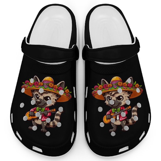 Cinco de Mayo Hyena Mariachi Guitar Clogs