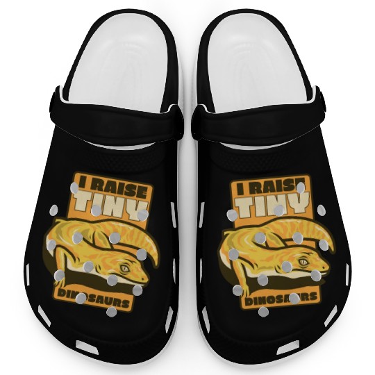 I Raise Tiny Dinosaurs Gekkota Crested Lizard Clogs