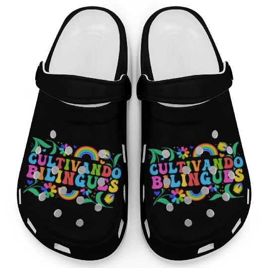 Cultivando Bilingües Spanish Teacher Clogs