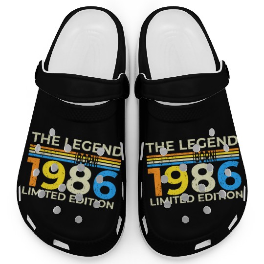 The Legend 1986 Logo Design Limited Edition Clogs
