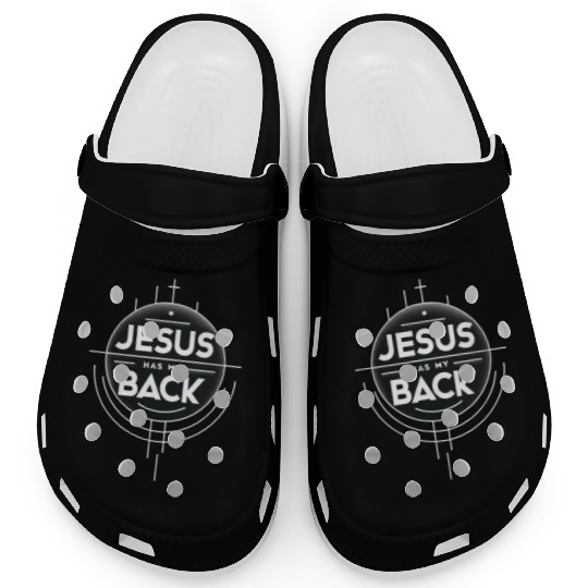 Jesus Has My Back 19 Clogs