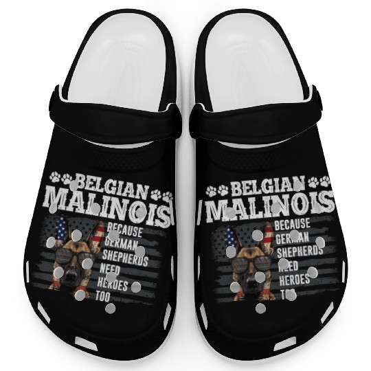 BELGIAN MALINOIS GERMAN SHEPHERDS NEED HEROS TOO Clogs