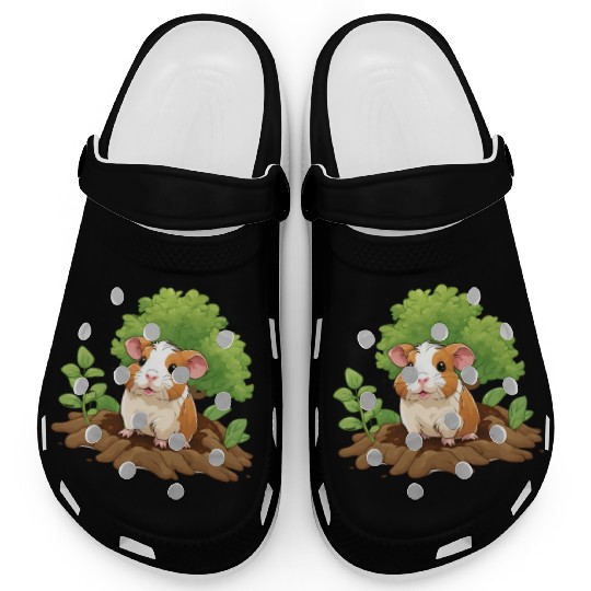 Earth Day Guinea Pig: Vibrant Eco-Friendly Design Clogs