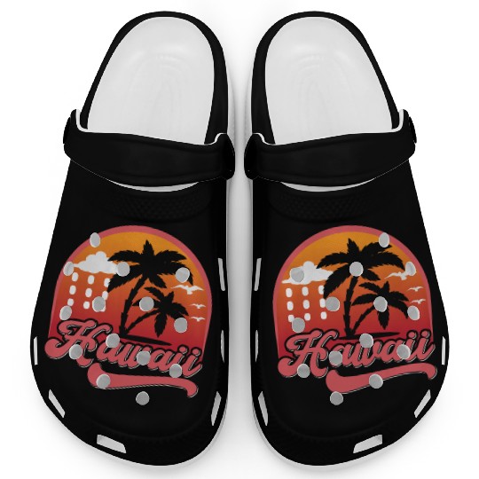 Island Sunset Aloha Paradise Hawaiian sunset Clogs