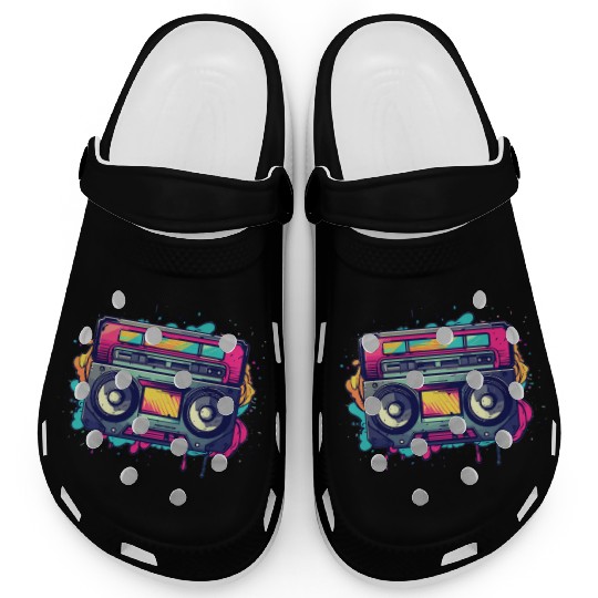 Retro Classic Cassette Tape for a 80s Fan Clogs