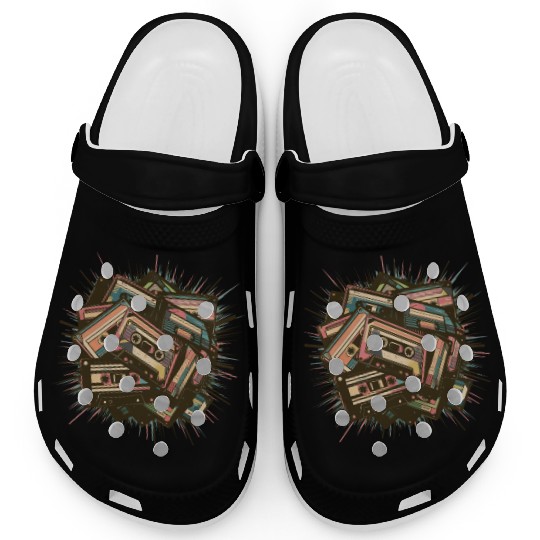 80s Retro Cassette Classic Cassette Tape for a Clogs