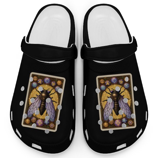 CICADA INVASION 2024 TAROT CARD, CICADAGEDDON 2024 Clogs