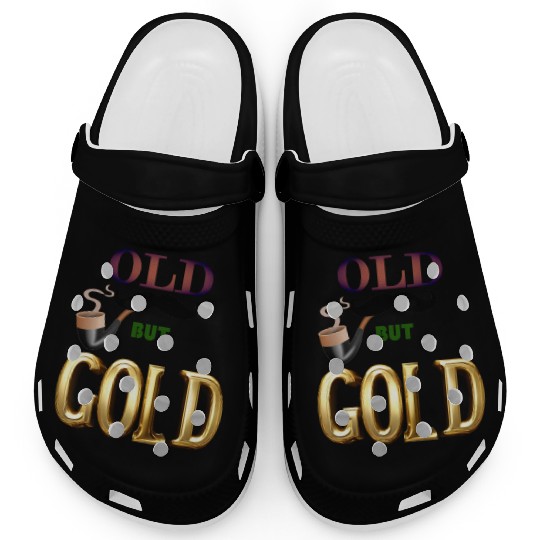 old but gold Clogs