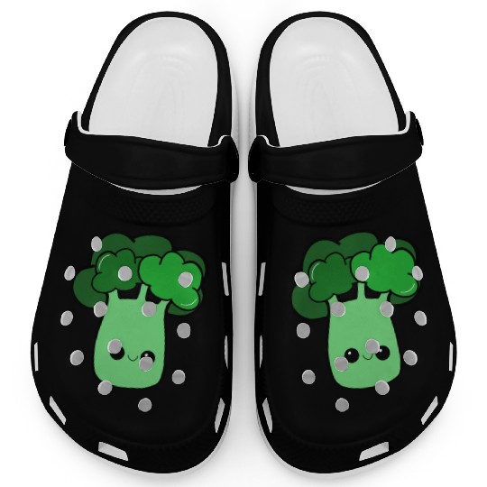 Cute Loves Broccoli Veggie Gardening Adult Kids To Clogs