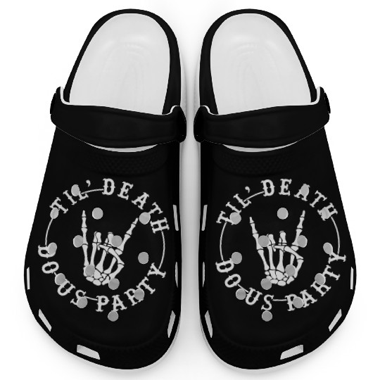 Halloween Till Death Do Us Party Clogs
