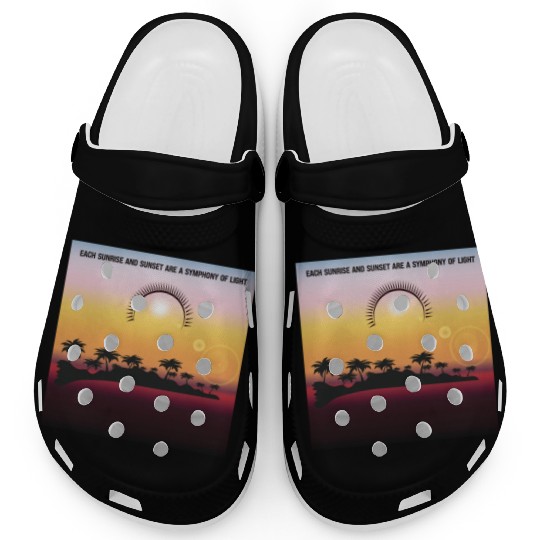 Sunrise and Sunset designs for Life Clogs