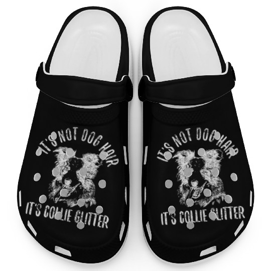 Unique Border Collie Design for Dog Lovers Clogs