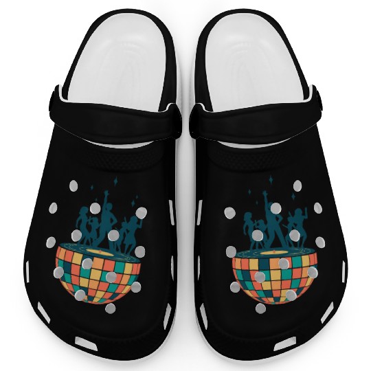 Disco ball - Dancing - Groovy - Clockwork Elements Clogs