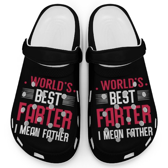 Dad World Best Clogs