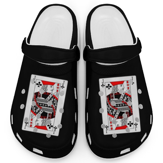 Jack Playing card clover Clogs