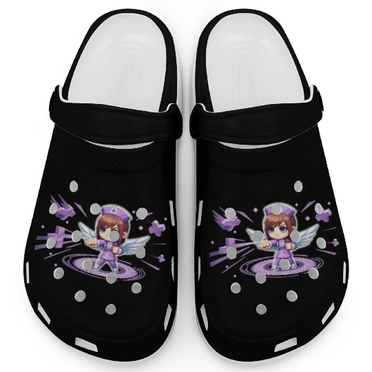 Chibi Nurse Angel Clogs
