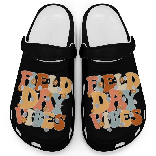 Field Day Vibes Outdoor Sunshine Flowers Clogs