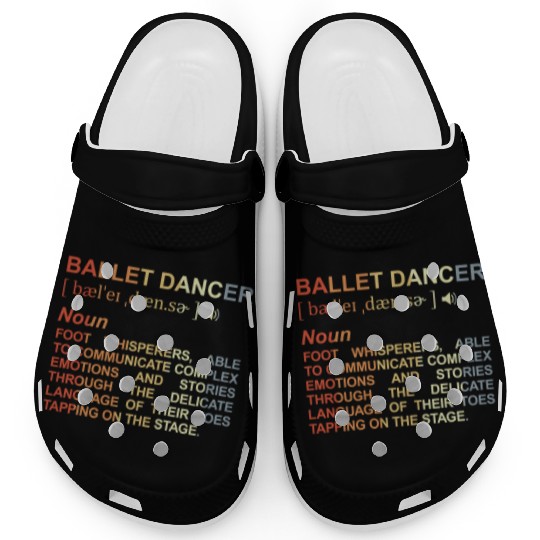 Ballet Dancer Dictionary Clogs
